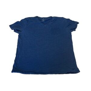 American Eagle Blue Slouchy T Shirt Men’s Size XL Preppy Casual Comfort 2013